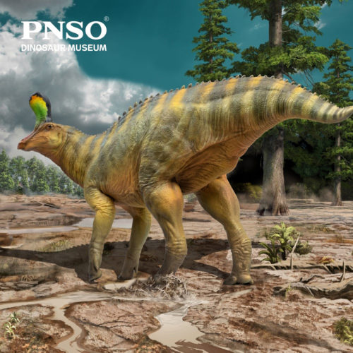 PNSO Xiaoqin the Tsintaosaurus dinosaur model