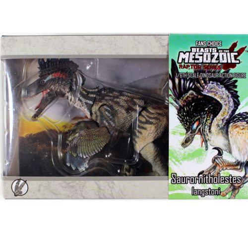 Saurornitholestes langstoni product packaging.