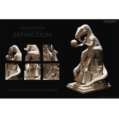 Rebor Oddities "Extinction" Victorian Neoclassical Marble