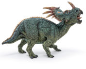 Papo Green Styracosaurus dinosaur model.