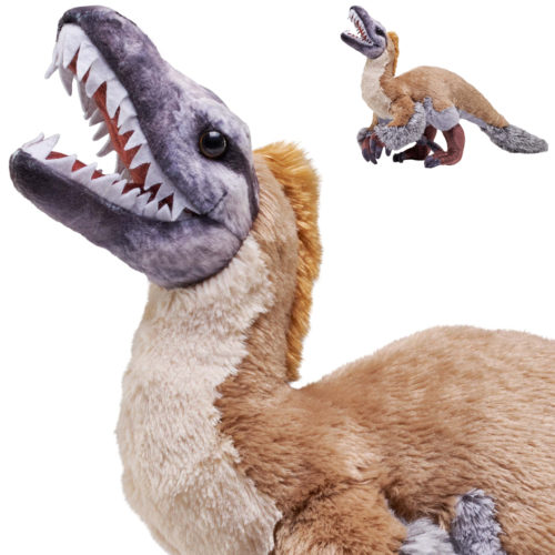 Artist Dino Velociraptor Soft Toy