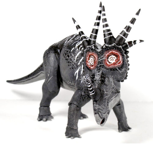 Black and white Styracosaurus