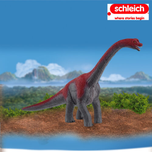 Schleich Red Brachiosaurus Model
