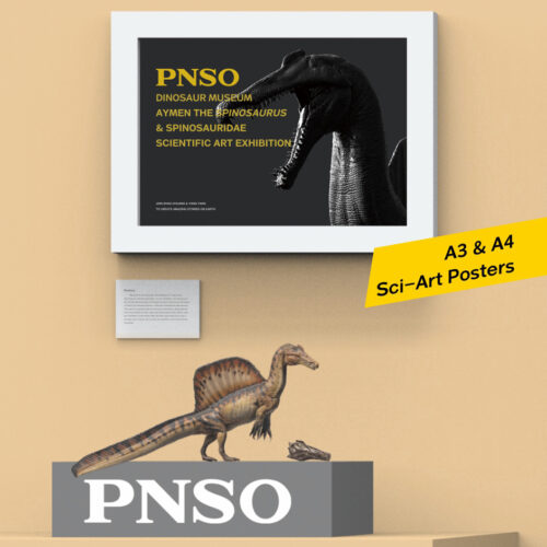 PNSO Aymen the Spinosaurus a sci-art figure in 1:35 scale.