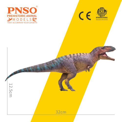 The T. chubutensis figure measures 32 cm long and stands 12.5 cm tall.