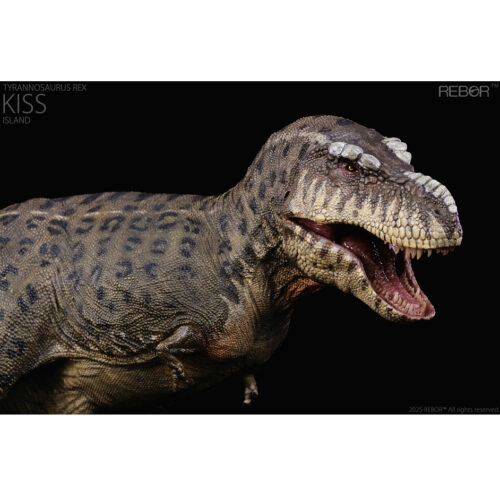 T. rex model in 1/35th scale with an articulated lower jaw.