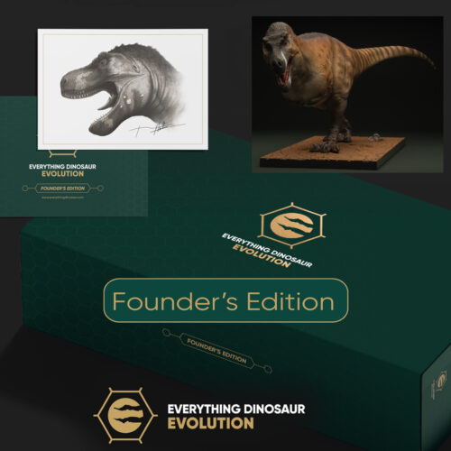 Evolution Founder's Edition Tyrannosaurus rex model.