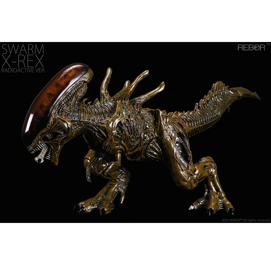 Rebor Swarm X-REX Radioactive (1:35 scale) - Everything Dinosaur