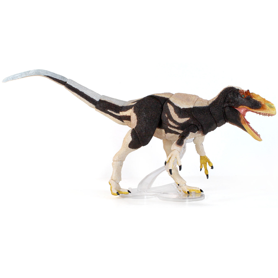 Articulated tyrannosaur figure in 1:18 scale (Y. huali).